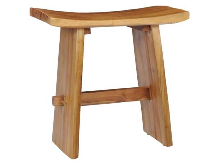 Makastle Hocker Massivholz Teak