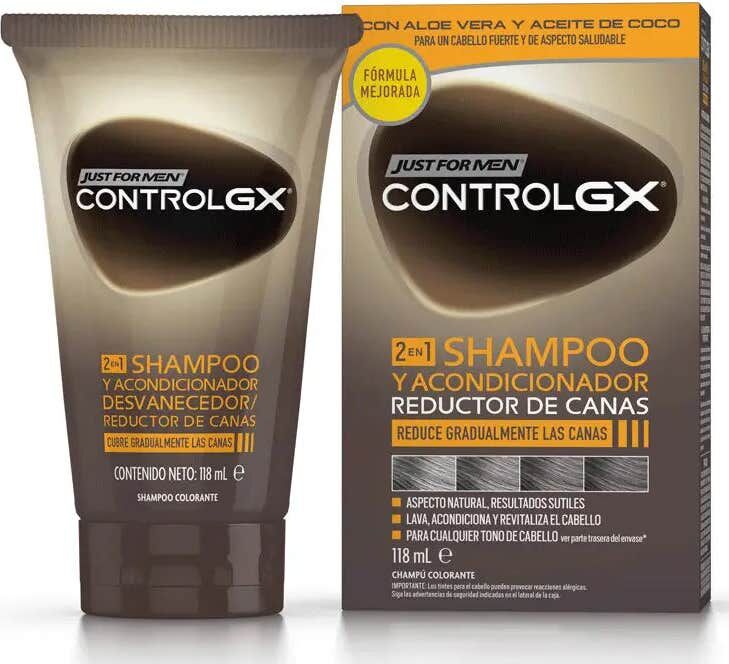 Just For Men Control GX 2 en 1 Champú Acondicionador Reductor Canas 118ml