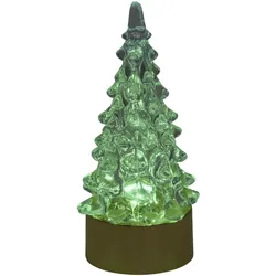 WellHome - Weihnachtsbaum mit farbwechselnden LEDs H.9,3cm