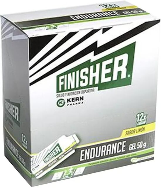 Finisher ENDURANCE GEL ÉNERGÉTICO LIMÓN 50g 12 Geles Limón