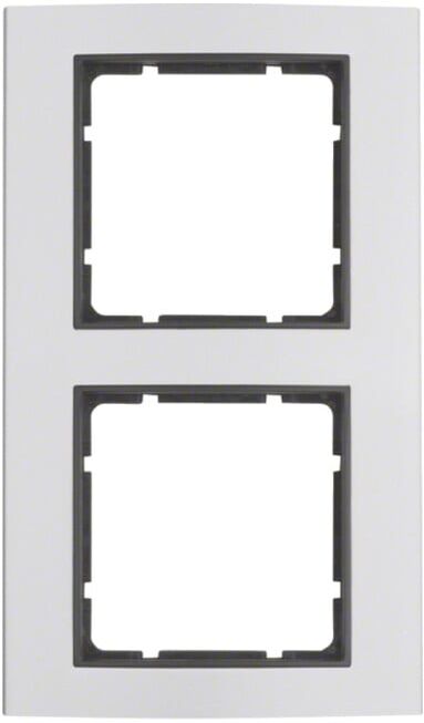 Berker Cadre 2f. alu 10123004 (10123004)