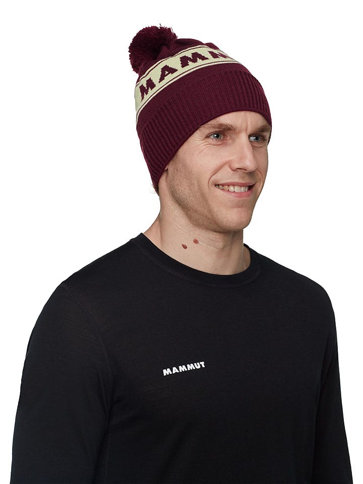 Mammut Beanie in Rot - onesize