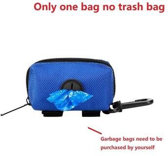 Uplift Essentials Compact Waste Bag Dispenser High Impact Portable Waste Bag Holder & Retrieval System For Tactical Pet Walking dark Blue