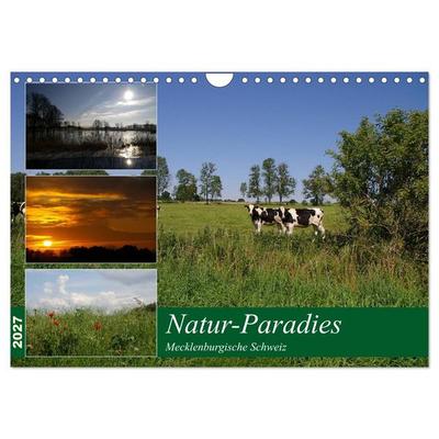 Natur-Paradies Mecklenburgische Schweiz (Wandkalender 2027 DIN A4 quer), CALVENDO Monatskalender
