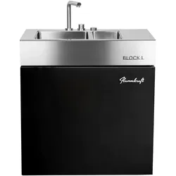 Flammkraft Block L, Elfenbeinschwarz