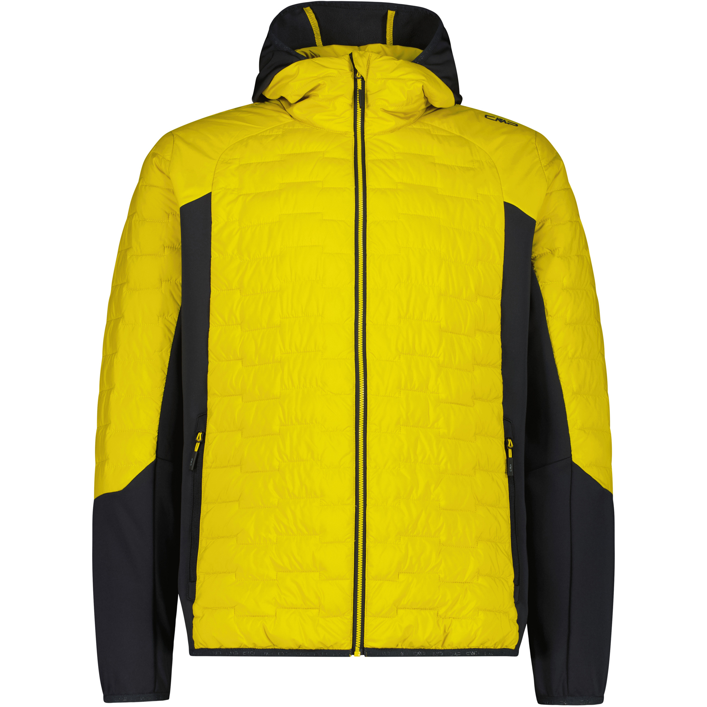 CMP Hybrid Herren Kunstfaserjacke gelb Größe XXL Trekking Wasserabweisend Wasserabweisend