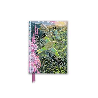 Premium Notizbuch DIN A6: Annie Soudain, Roter Fingerhut und Finken