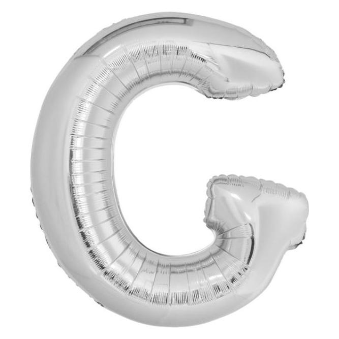 Amscan Folienballon Maxi Buchstabe G silber (5x) (9909556)