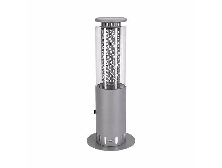 Nouvel Hog Rocks Pellet-Tischheizung – Heizstrahler – grau