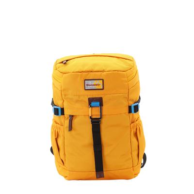 Sportrucksack DISCOVERY "Icon", Gr. B/H/T: 30cm, gelb, Kunstfaser, unifarben, Rucksäcke, Hergestellt aus dem rPet Polyester-Material