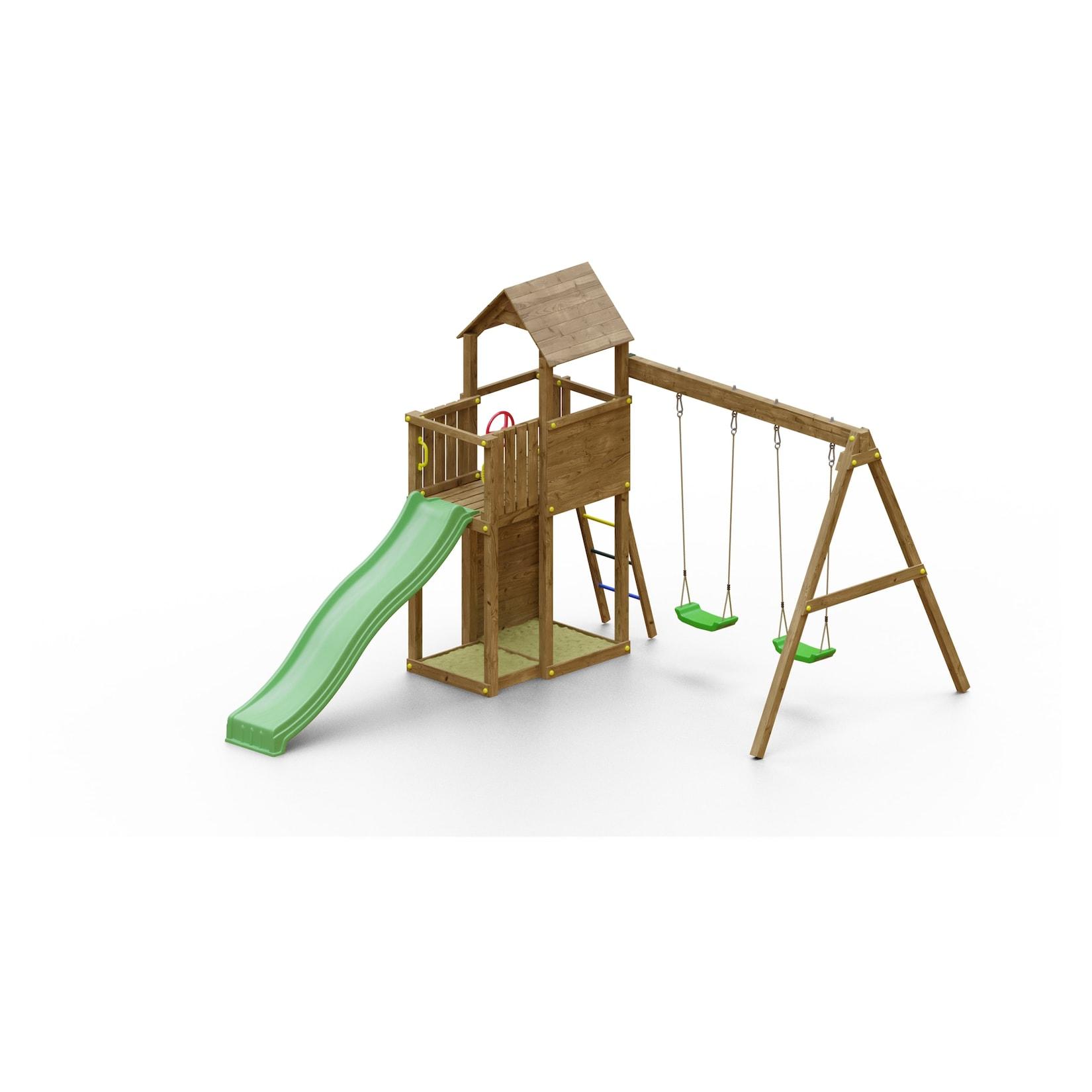 FUNGOO Spielturm Klettergerüst Boomer3 KDI