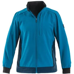 Softshelljacke Blau Performance Größe XXL Mann Frau Multi-Pocket VITO
