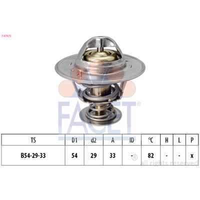 FACET Thermostat, Kühlmittel 78797s für Opel GM DAF