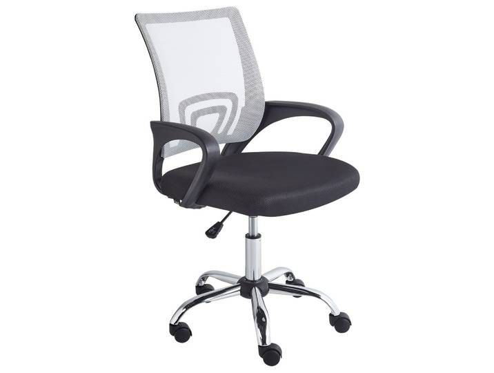 BÜROSTUHL Schwarz/Weiß Solid