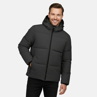Steppjacke CARS JEANS "COSEY", Herren, Gr. XL, schwarz, Web, Obermaterial: 100% Polyester, unifarben, normal, Rippbündchen, Jacken Steppjacke
