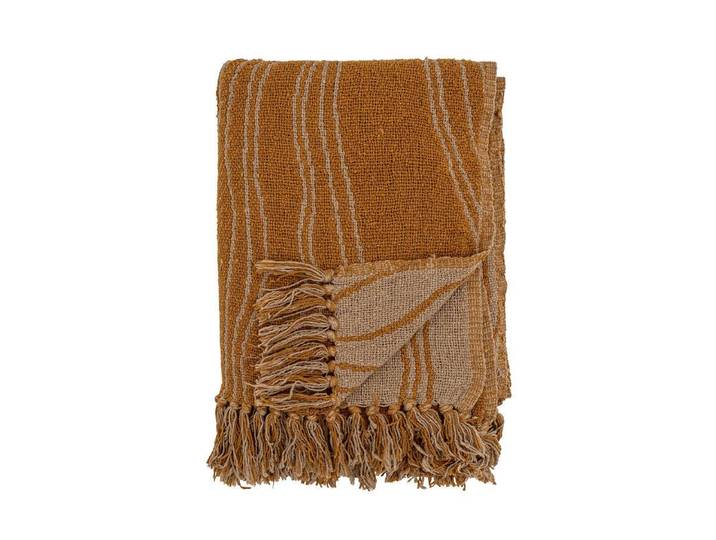 Überwurfdecke Koa – Braun, aus recycelter Baumwolle - 160x130 - Braun - Luxusbetten24