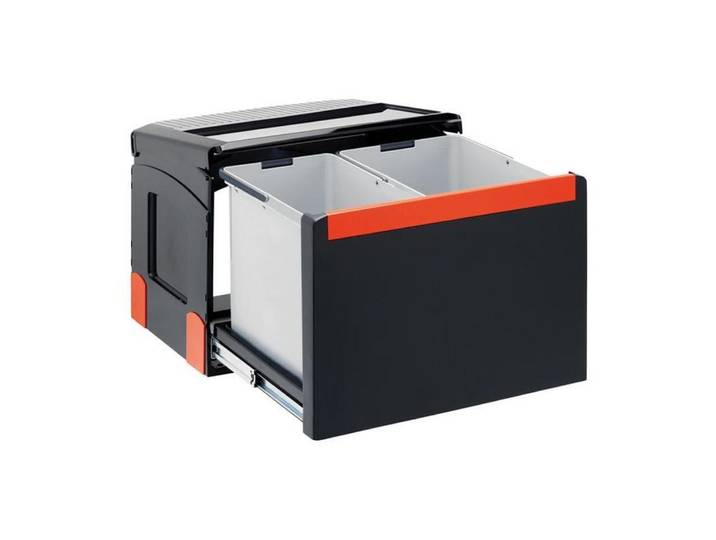 FRANKE Einbaumülleimer Sorter Cube 50 Automatikauszug 2-fach
