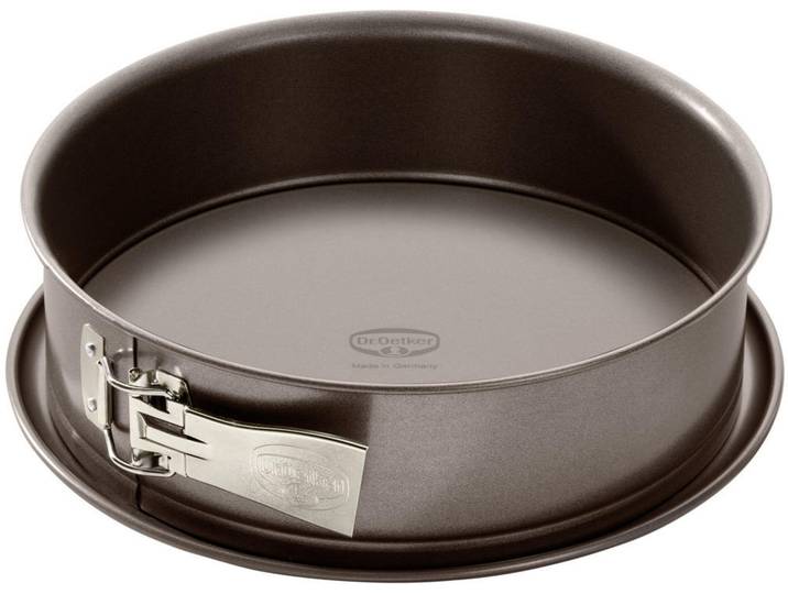 Dr.Oetker Springform Back-Edition, Braun, Metall, rund, 8 cm, antihaftbeschichtet, Backen & Backzubehör, Backformen, Springformen