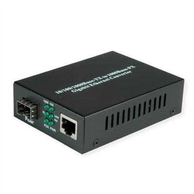 VALUE Gigabit Ethernet Konverter, RJ-45 - SFP