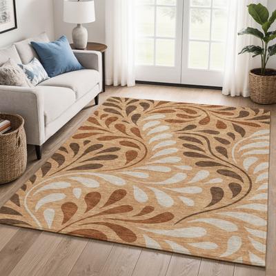 Addison Rugs Premium Washable Super Soft Floral Emery Mayfield Rug