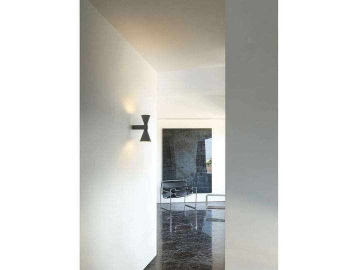 Applique de Marseille Mini Wandleuchte Black - Nemo Lighting - Wohnzimmer - Aluminium