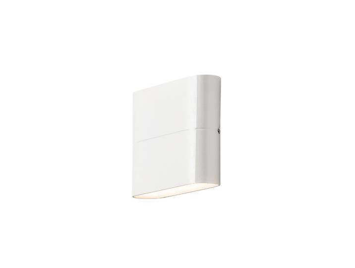 Konstsmide LED Außenleuchte Wandlampe Chieri Weiß IP54 2 x 3W 450lm Warmweiß 3000K Up&Down