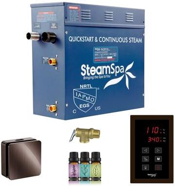 SteamSpa Oasis Series 4500-Watts Steam Generator with Continuous Steam Plus Easy Touch Pad