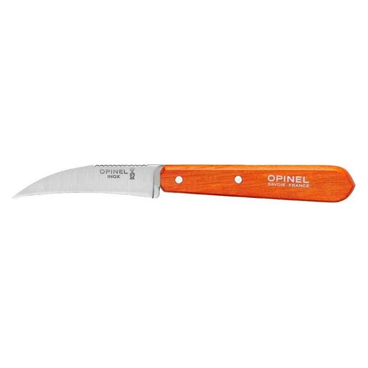 Opinel 001926 Gemüsemesser No. 114 Orangefarbener Buchenholzgriff (7.40 cm, 1x) (1926)