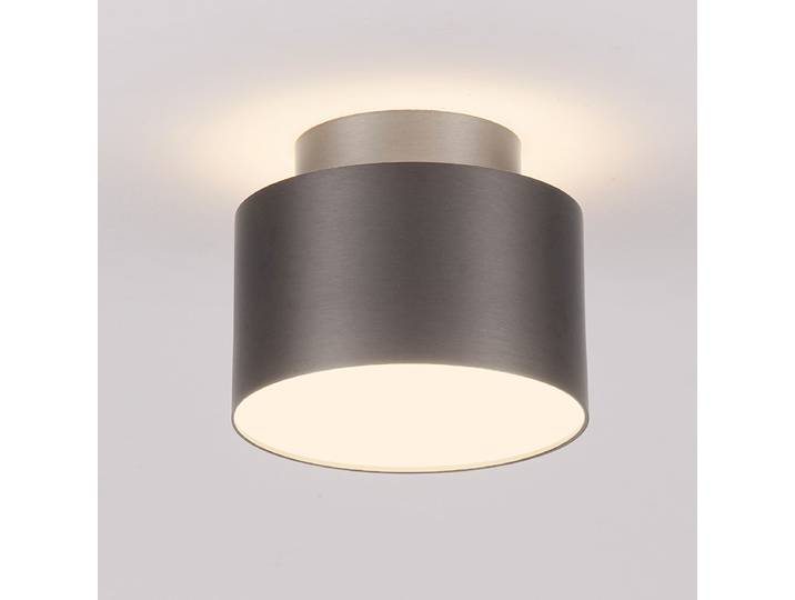 Plafonnier Ozen Ø 11cm Argenté/Argenté Matériau : Métal, Matière plastique Surface en métal : Laqué Type de matière synthétique : Verre