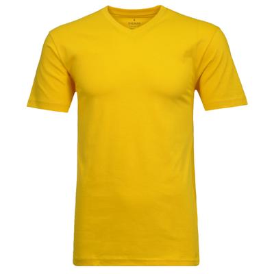 T-Shirt RAGMAN, Herren, Gr. 110, gelb, Baumwolle, Rundhals, Shirts T-Shirt