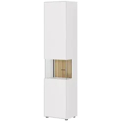 Jette Home Vitrine  Como ¦ weiß ¦ Maße (cm): B: 47 H: 206 T: 38.0