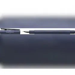 Faber Castell Füller Neo Slim Aluminium dunkelblau Feder F