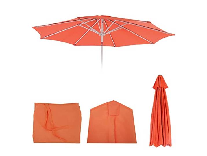 Toile de rechange pour parasol N19 Ø 3m tissu/textile 5kg terracotta