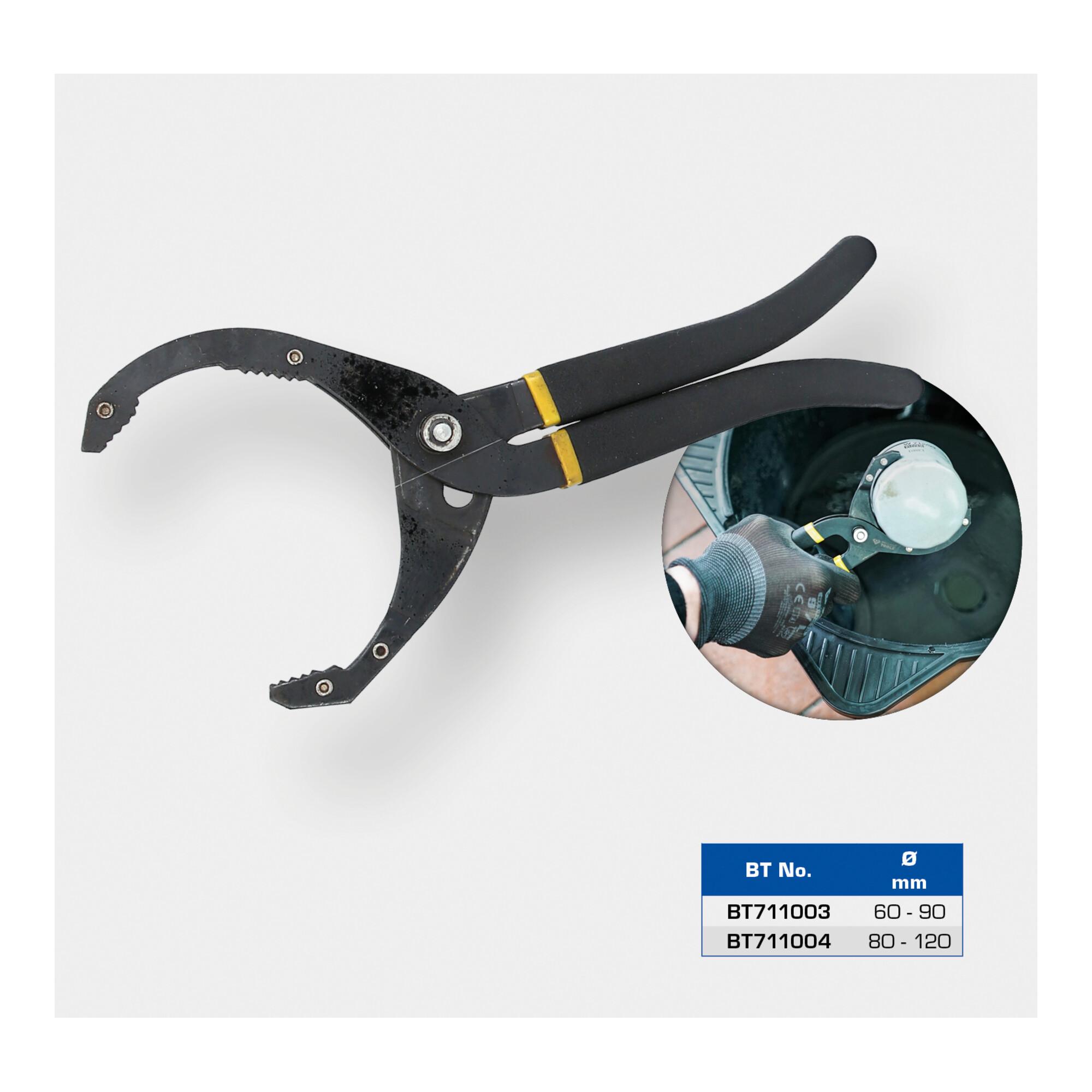 Brilliant Tools Universal-Ölfilterschlüssel 80 mm - 12 cm (BT711004)