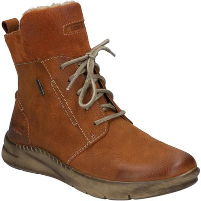 Stiefel JOSEF SEIBEL "Conny 53, orange", Damen, Gr. 41, orange, Obermaterial: 100% Rindsleder Leather cow., Schuhe Stiefel