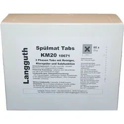 Langguth Geschirr-Reiniger-Tabs 3 in 1 (1 Packung = 60 Stück) KM59