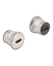 Delock HDMI Einbaubuchse 8K 60 Hz Aluminium (88191)
