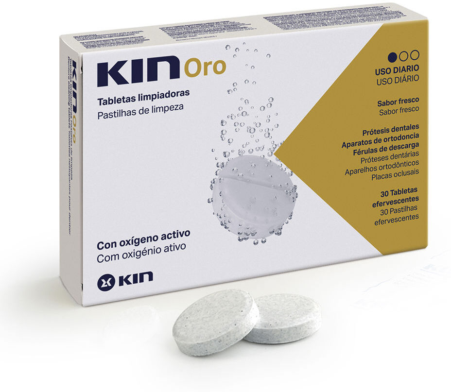 Kin Oro tabletas limpiadoras 30 u