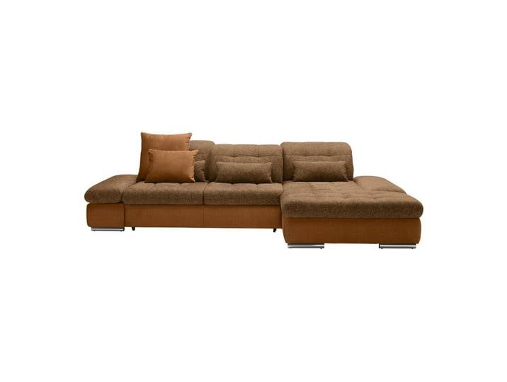 Wohnlandschaft Flachgewebe Cognac, Senfgelb