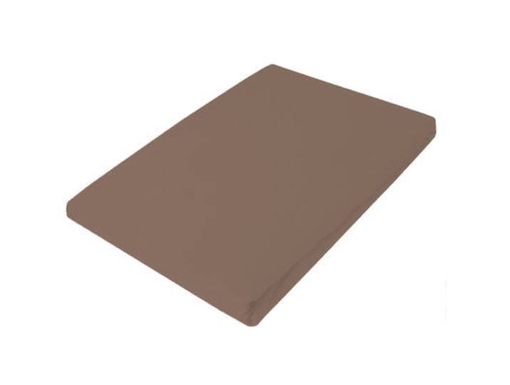 Living Home Fixleintuch Uni Tabak Baumwolle 160 x 200 cm