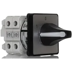 RS PRO Nockenschalter, 2-polig / 25A, 2 Schliesser, Schalter + Taster