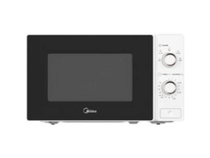 Four à micro-ondes compact blanc - Midea - 20 l - Décongélation automatique - Revêtement intérieur en émail