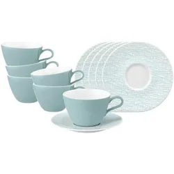 Seltmann, Tasse, Life Fashion Milchkaffeetassen mit Untertassen (370 ml, 6x)