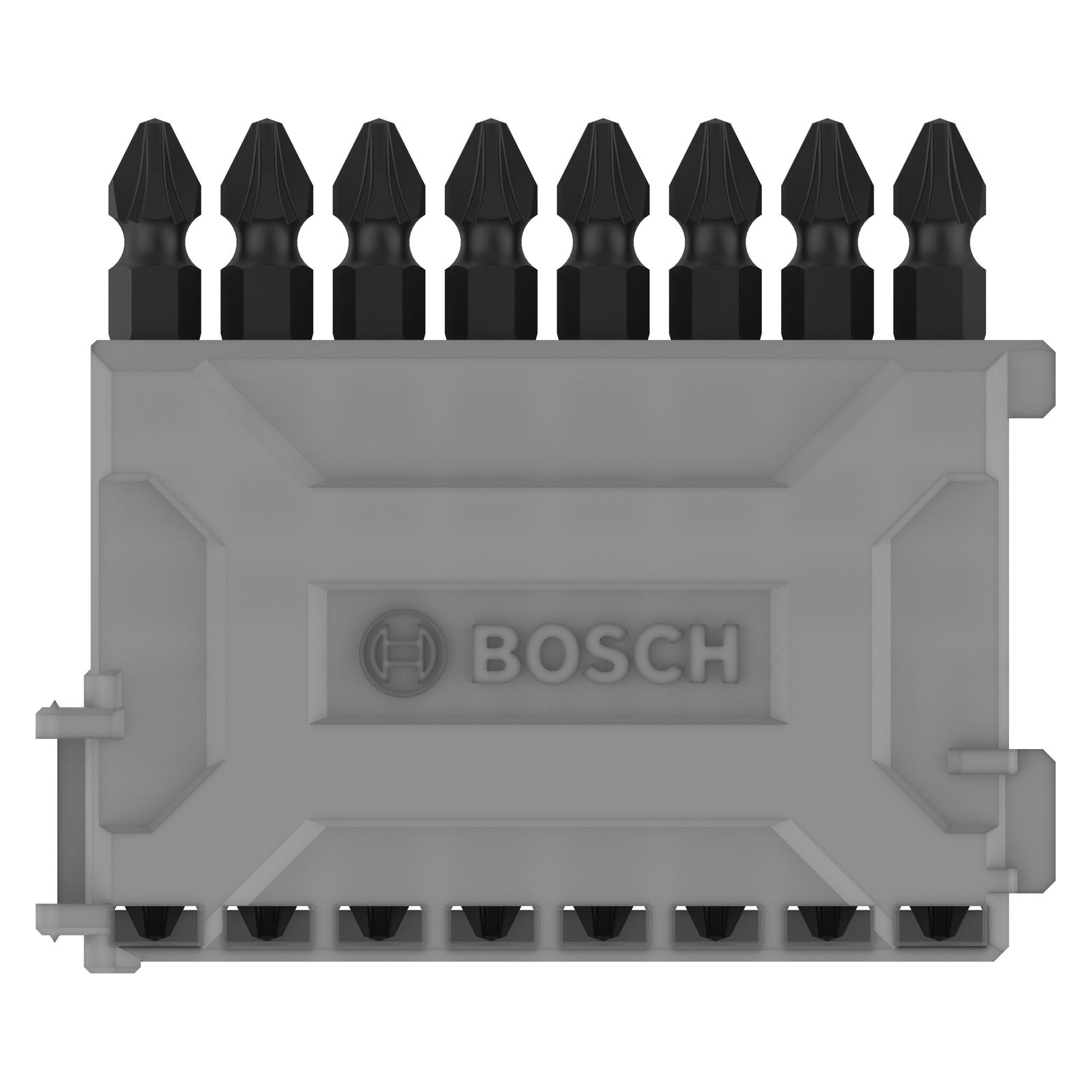 Bosch Professional Zubehör PRO Impact Schrauberbit mit Doppelklingen und Pick and Click-Einsätzen, PZ2, 65 mm, 8-tlg. (2608522338)