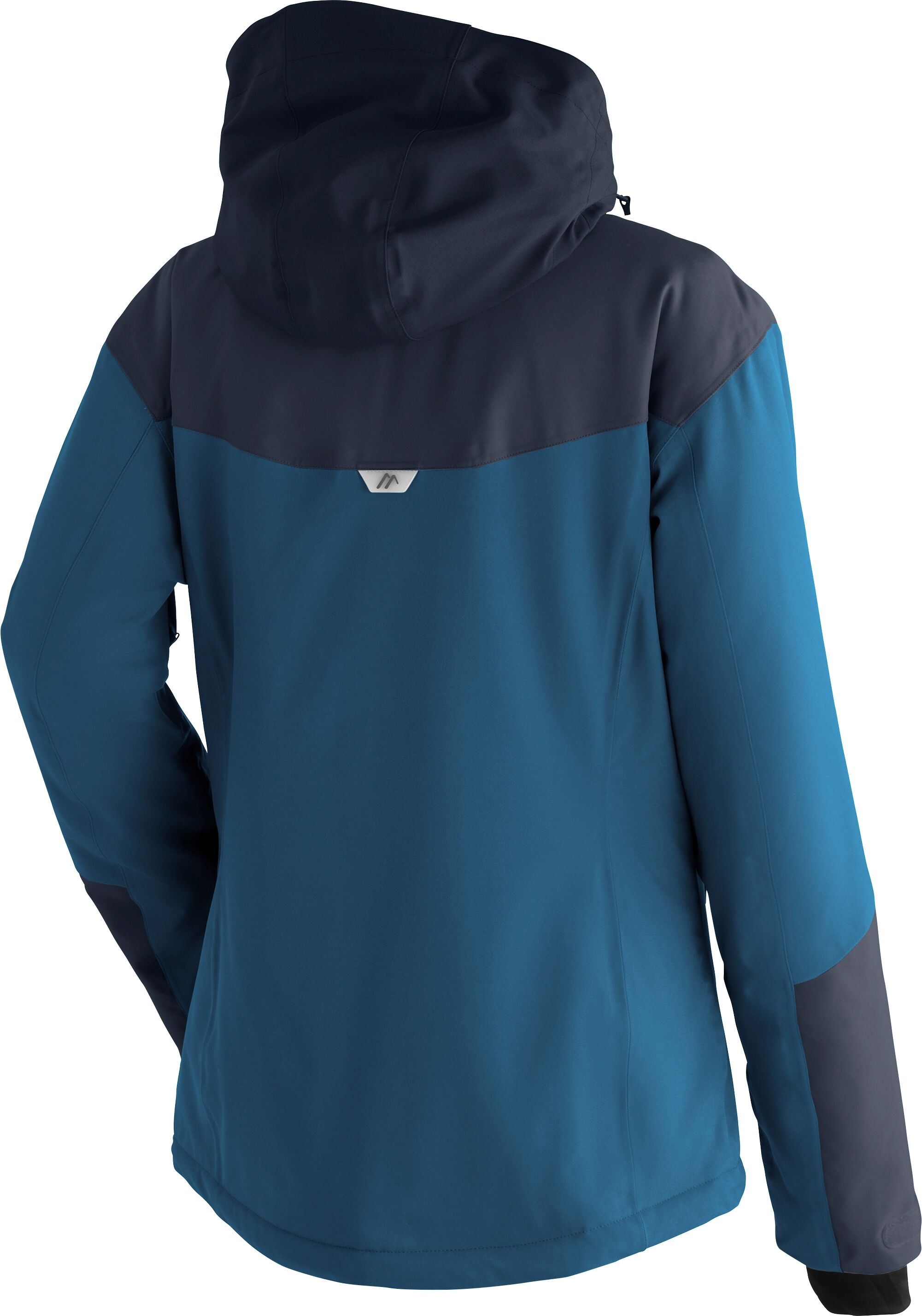 Skijacke MAIER SPORTS "Pinilla", Damen, Gr. 36, blau (mittelblau), 90% Polyester, 10% Elasthan, Rundhals, Jacken Skijacke, atmungsaktive Damen Ski-Jacke, wasserdichte und winddichte Winterjacke mittelblau 36