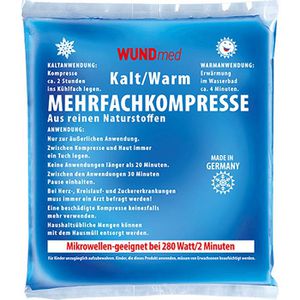 WUNDmed Kühlkompresse Gel, Kalt/Warm-Kompresse, wiederverwendbar, 14 x 14cm