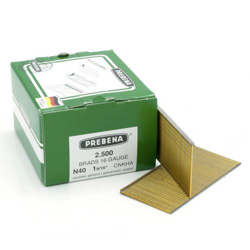 Prebena N40CNKHA Stauchkopfnägel-Set Produktabmessung, Länge 40mm 2500St.