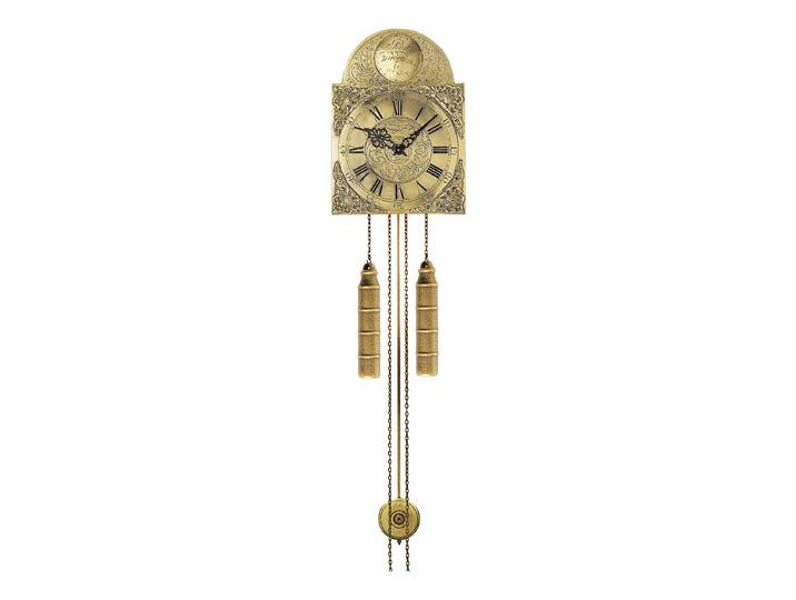 Wanduhr Punie Typ A Messing antik 25 x 34 x 12cm Multicolor/Gold
