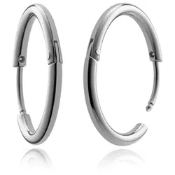 PAUL HEWITT - OHRRINGE HOOPS - silber