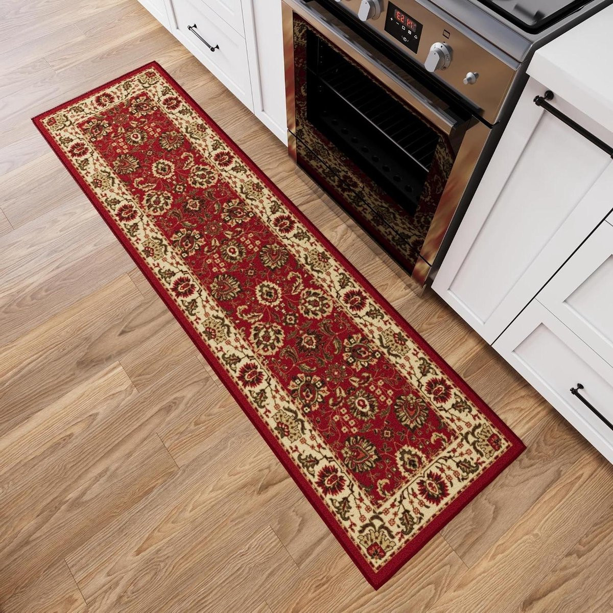 Perzische loper - Oosters vloerkleed - Rood - 57 x 210 cm